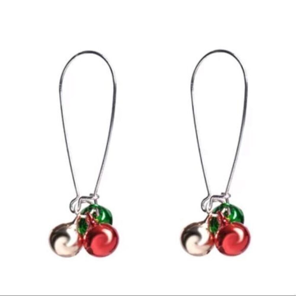 NWT Joyland Two‎ Toned Bell Drop Earrings